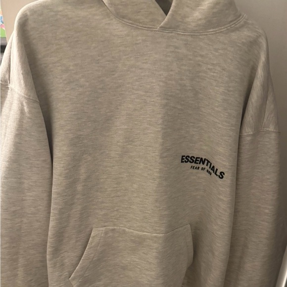 Fear of God Other - Fear of God Essentials Heather Gray Pullover Hoodie